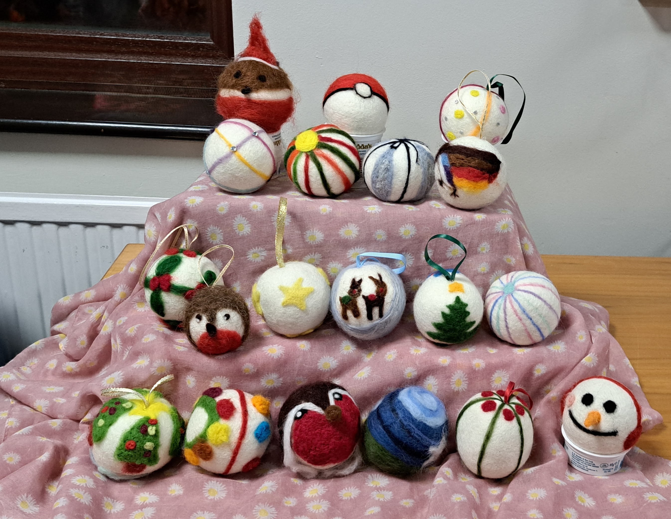 Felted Baubles 10.24